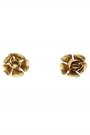 BOUCLES DOREILLES ANCIENNES ROSES