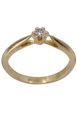 SOLITAIRE DIAMANT 0.08 CARAT