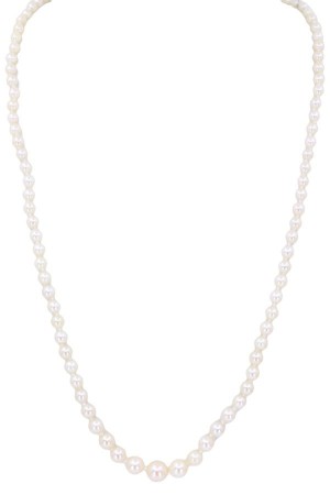 COLLIER DE PERLES EN CHUTE