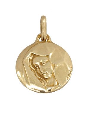 medaille-vierge-au-voile-signee-augis-or-18k-occasion-10746
