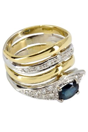 Bague-serpent-saphir-diamants-2-ors-18k-occasion-10929