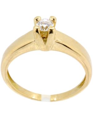 Solitaire-diamant-0.15-carat-or-18k-occasion-10951