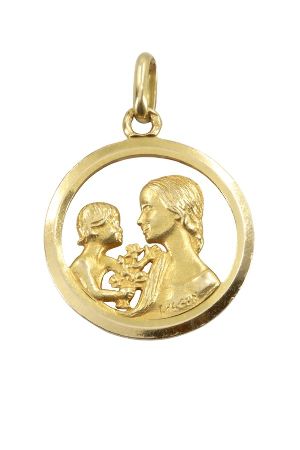 medaille-mere-et-enfant-or-18k-occasion-11294
