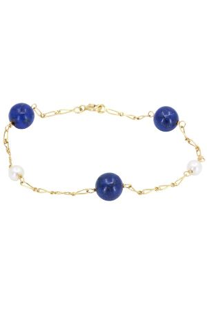 bracelet-perles-et-lapis-lazuli-or-18k-occasion-11667
