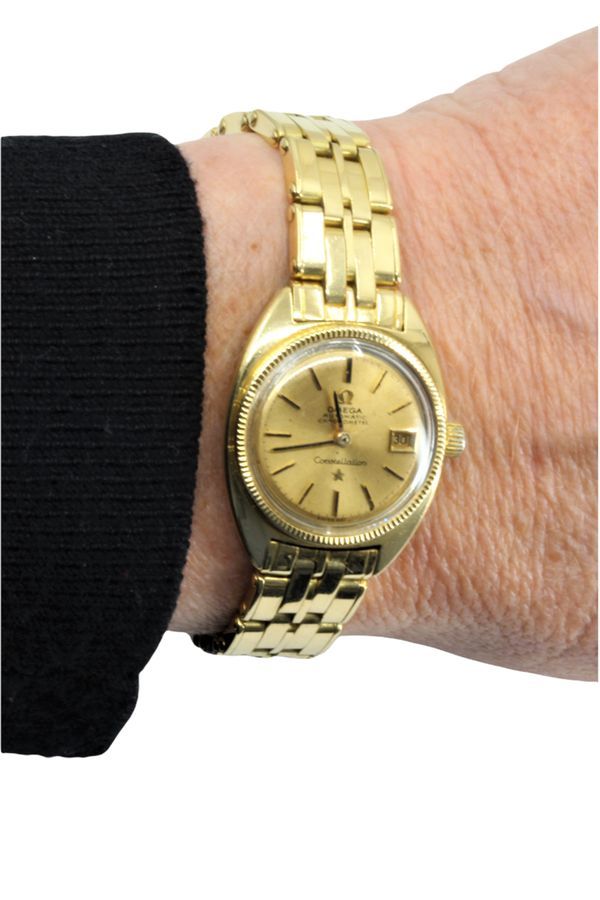 Omega-constellation-lady-date-or-18k-occasion-2952