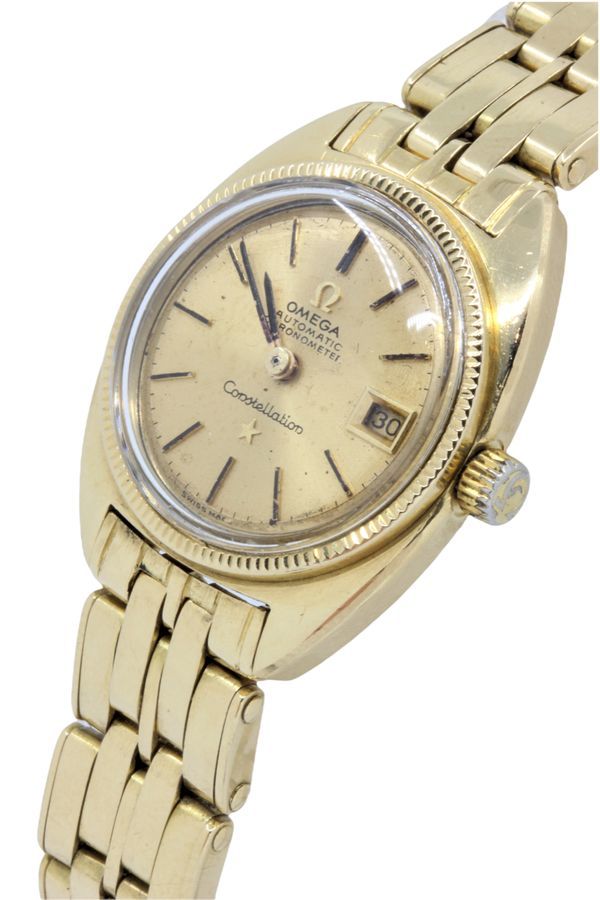 Omega-constellation-lady-date-or-18k-occasion-2945