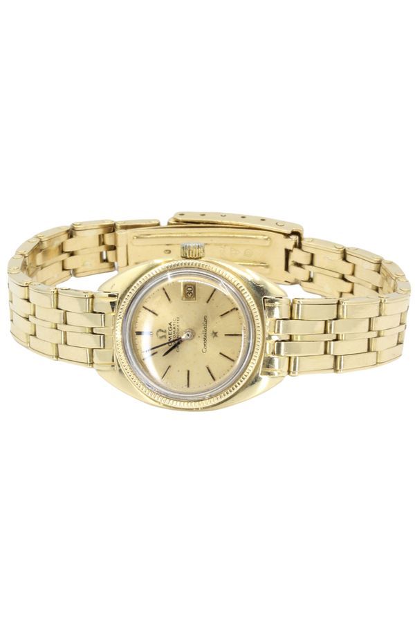Omega-constellation-lady-date-or-18k-occasion-2946