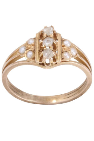 BAGUE NAPOLÉON III PERLES...