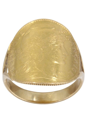 BAGUE PIÈCE 10 FRANCS