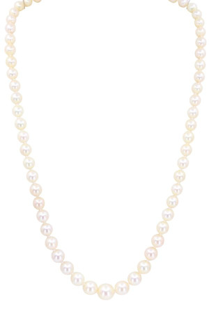 COLLIER DE PERLES EN CHUTE