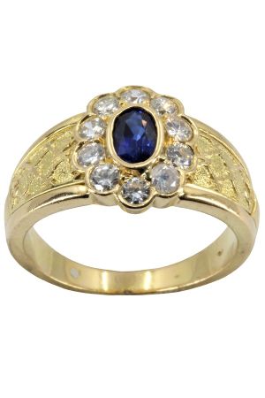 bague-marguerite-saphir-diamants-or-18k-occasion-3712