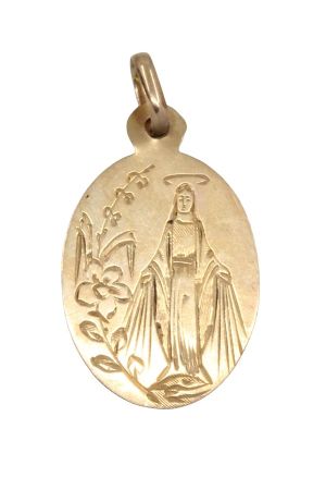 medaille-vierge-ancienne-or-18k-occasion-3841