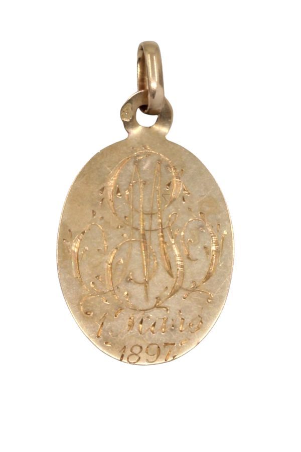 medaille-vierge-ancienne-or-18k-occasion-3842
