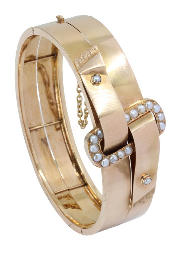 bracelet-rigide-ouvrant-napoleon-III-or-18k-occasion-4273