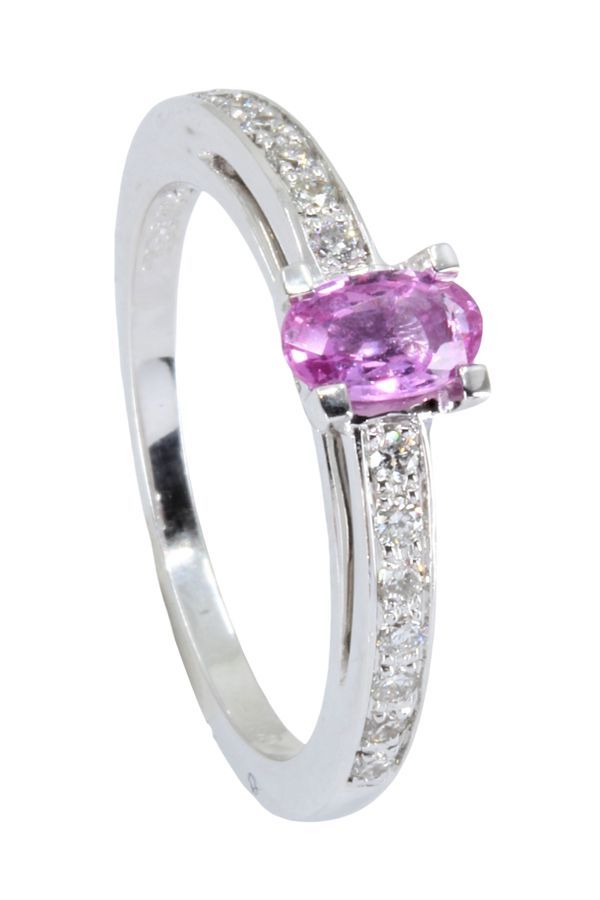 bague-signee-garel-saphir-rose-diamants-or-18k-occasion-4375