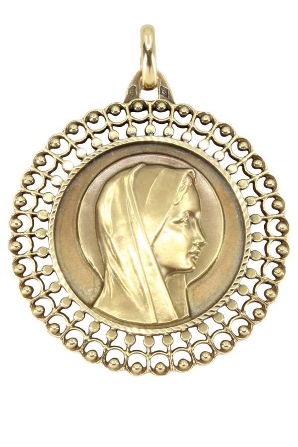 medaille-vierge-ancienne-or-18k-occasion-4444