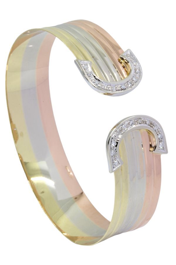 bracelet-3ors-diamant-double-c-occasion-18k-occasion-4661