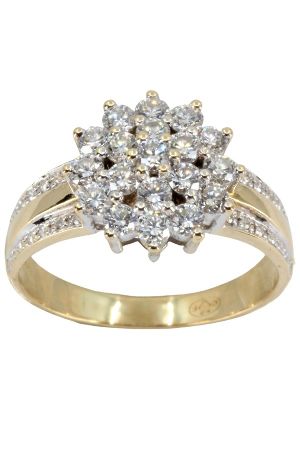 bague-fleur-diamants-or-18k-occasion-11887
