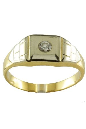 Bague-chevaliere-diamant-or 18k-occasion-5136