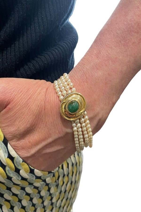 bracelet-4-rangs-emeraude-perles-or-18k-occasion-5354