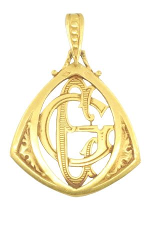 medaille-ancienne-monogramme-or-18k-occasion-5399