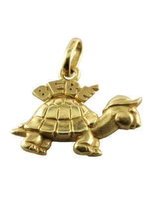 Pendentif-bebe-tortue-or 18k-occasion-5294