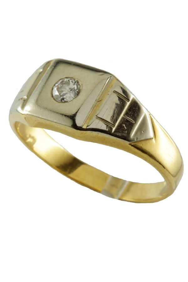 Bague-chevaliere-diamant-or 18k-occasion-5143