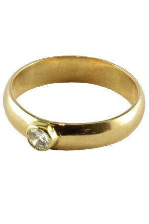 Bague-solitaire-diamant-or 18k-occasion-5040