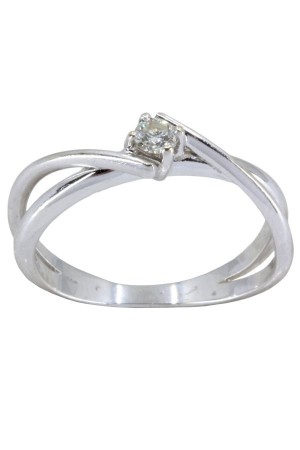 SOLITAIRE DIAMANT 0.08 CARAT