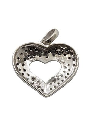 Pendentif-coeur-diamants-noirs-or-18k-occasion-6484