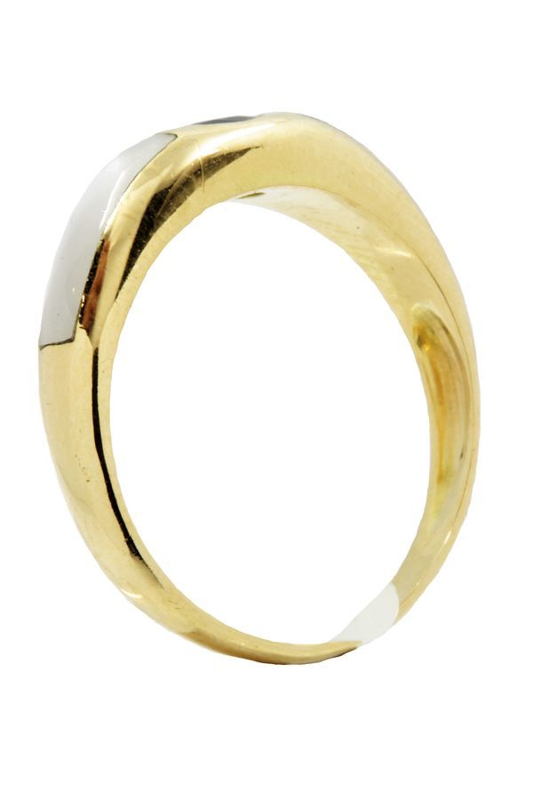 Bague-moderne-nacre-spinelle-or-18k-occasion-7935