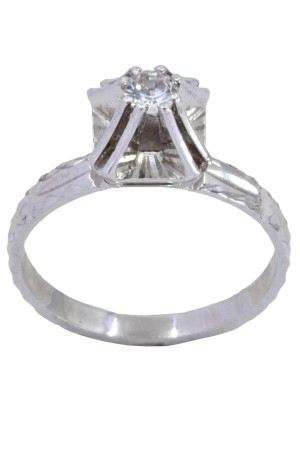 SOLITAIRE DIAMANT 0.11 CARAT