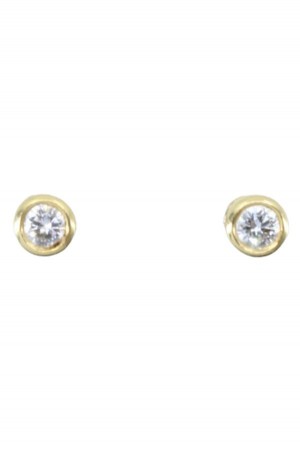 BOUCLES D'OREILLES CLOUS DIAMANTS 0.07 CARAT