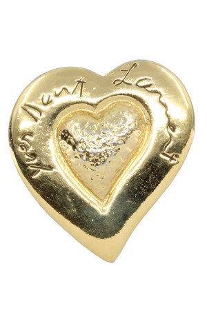 BROCHE COEUR  SAINT LAURENT