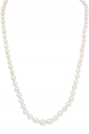 COLLIER DE PERLES EN CHUTE