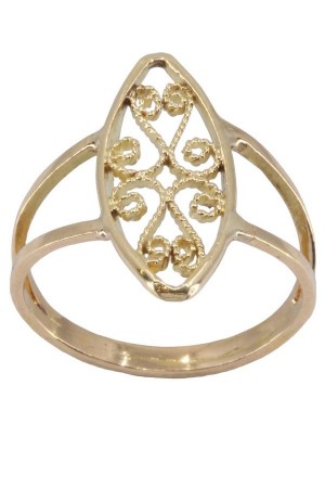 BAGUE MODERNE FILIGRANE