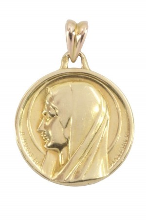 MÉDAILLE VIERGE SIGNÉE AUGIS