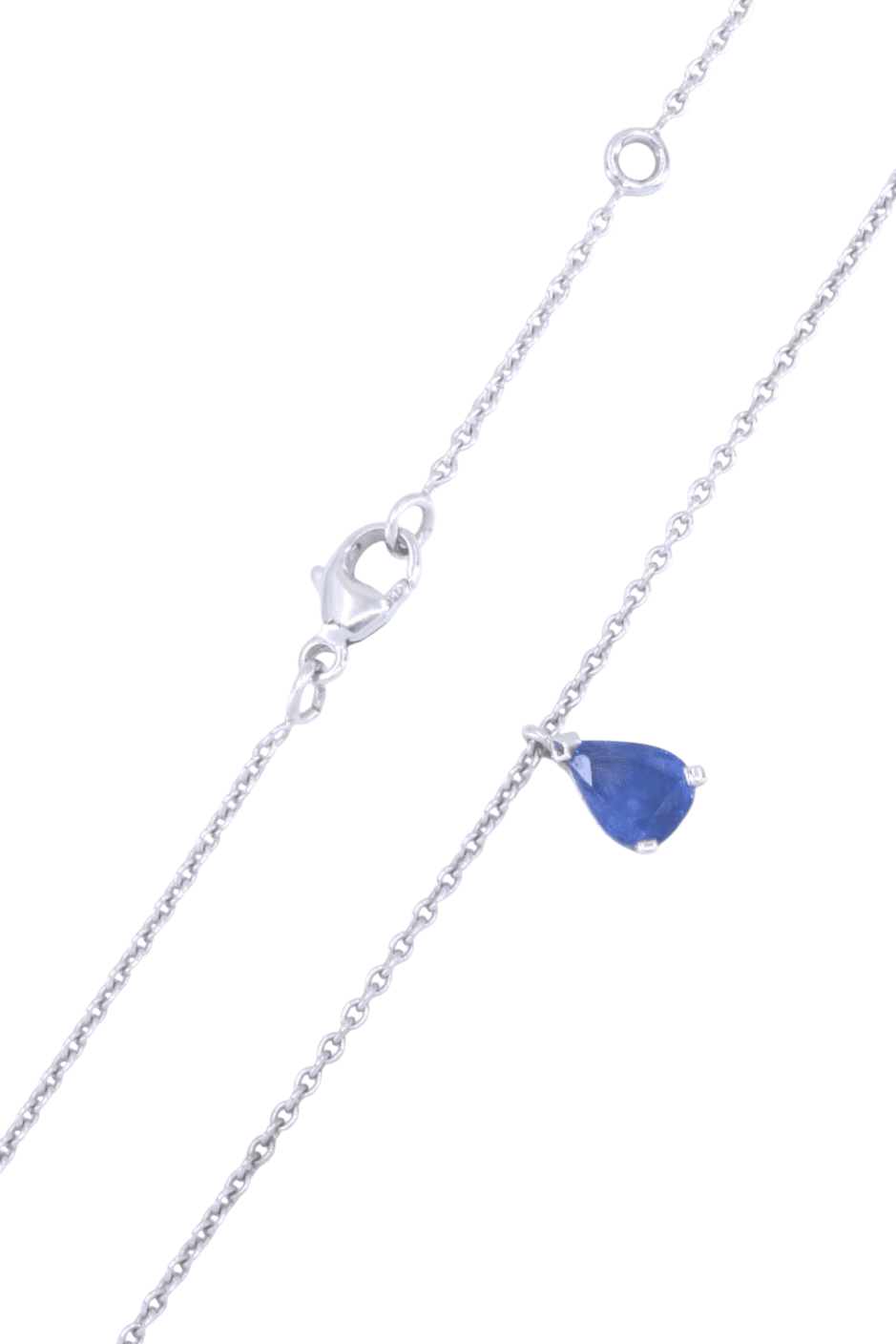 Collier Moderne Saphir Poire - photo 3