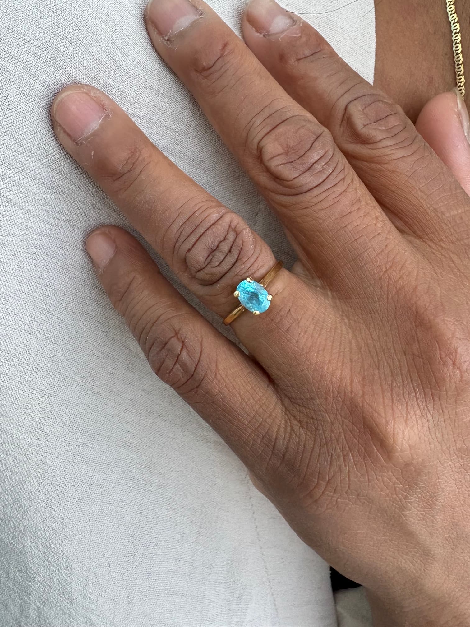 Bague Moderne Topaze - photo 2