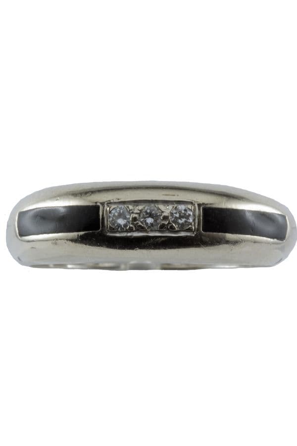 Bague Onyx et Diamants - photo 4