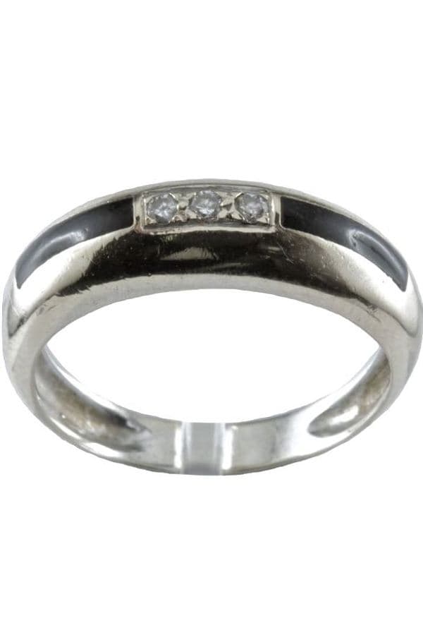Bague Onyx et Diamants