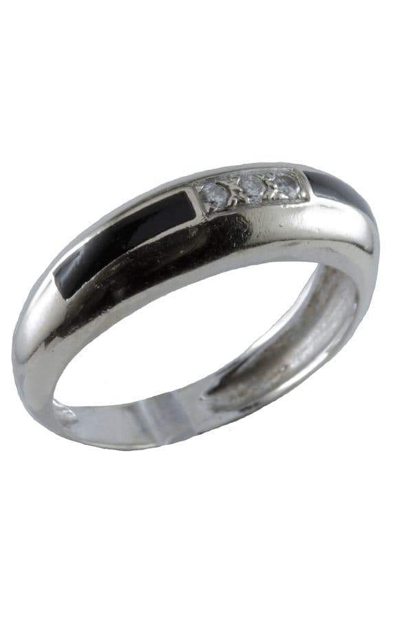 Bague Onyx et Diamants - photo 2