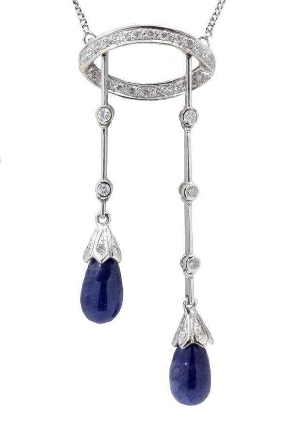 Collier Négligé Saphirs et Diamants - photo 2