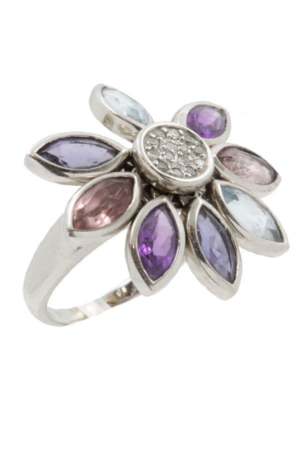 Bague Fleur Moderne - photo 3