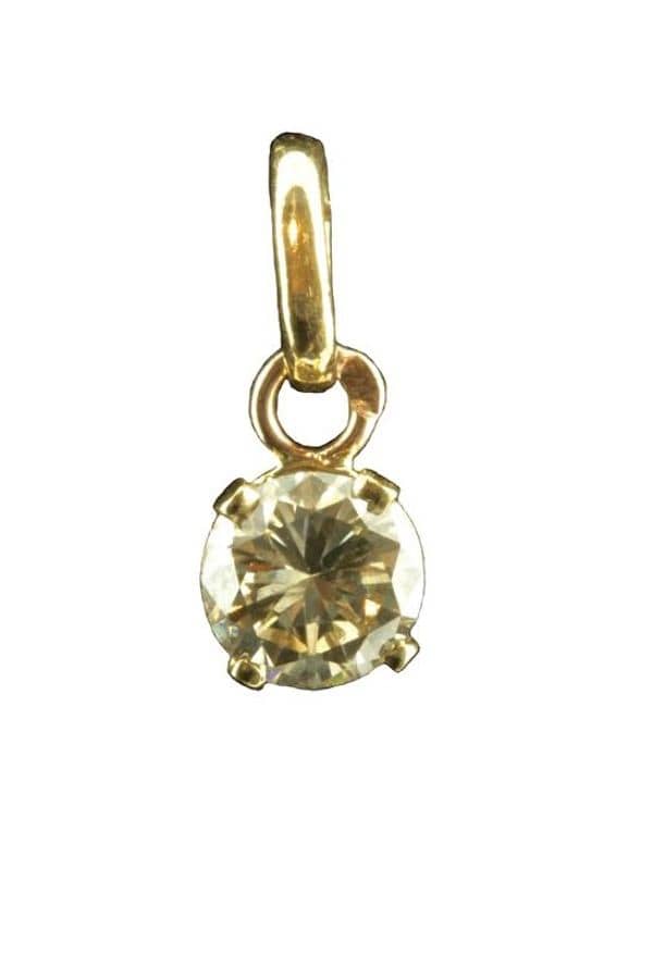 PENDENTIF DIAMANT 0.59 CARAT, photo 2 sur 3