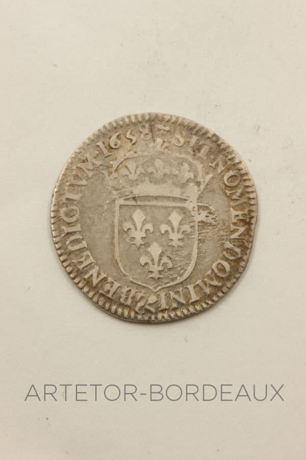 1/12 d'écu à la mèche longue - Louis XIV - photo 2