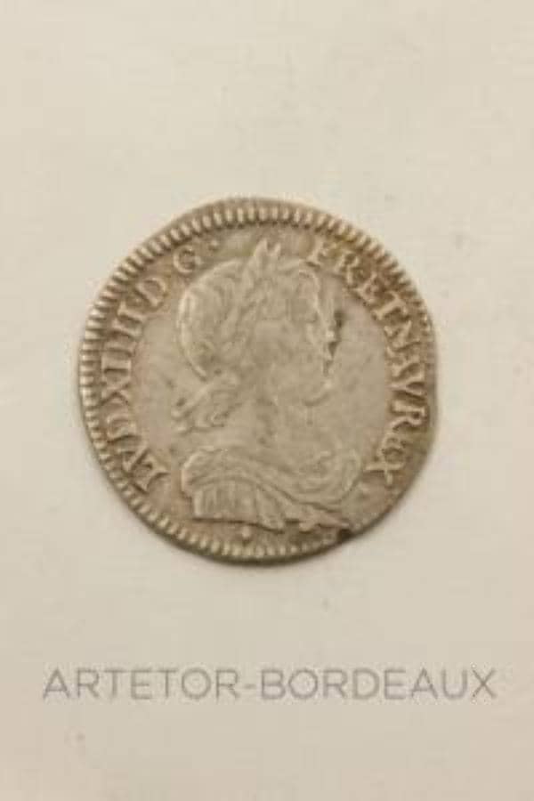 1/12 d'écu à la mèche longue - Louis XIV, photo 1 sur 2