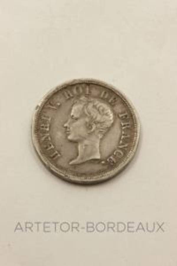 Demi franc - Henri V, photo 1 sur 2