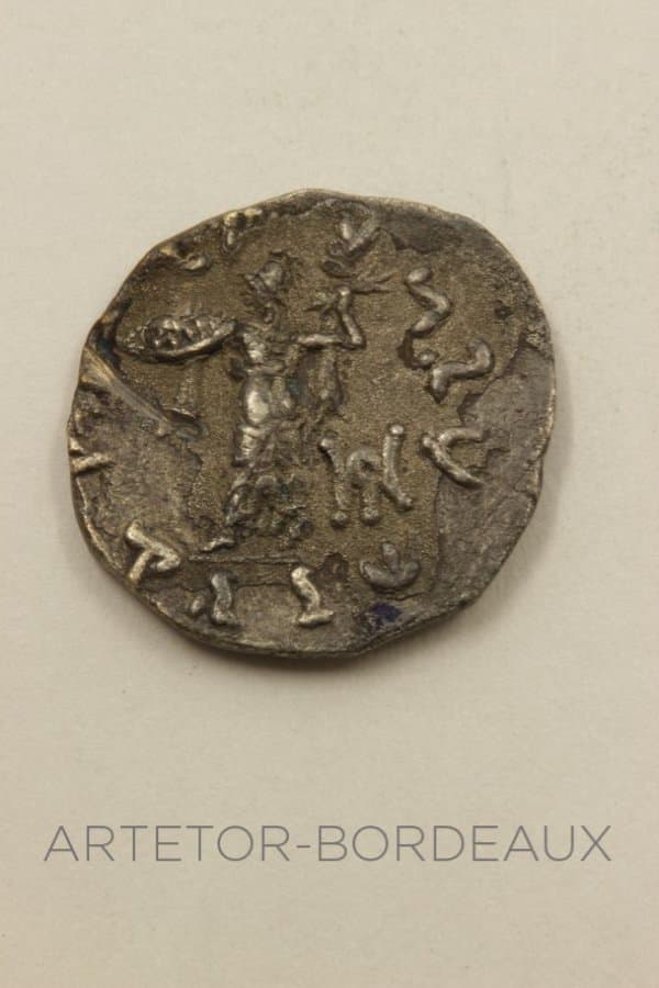 Drachme Ménandre 1er - Royaume de Bactriane - photo 2