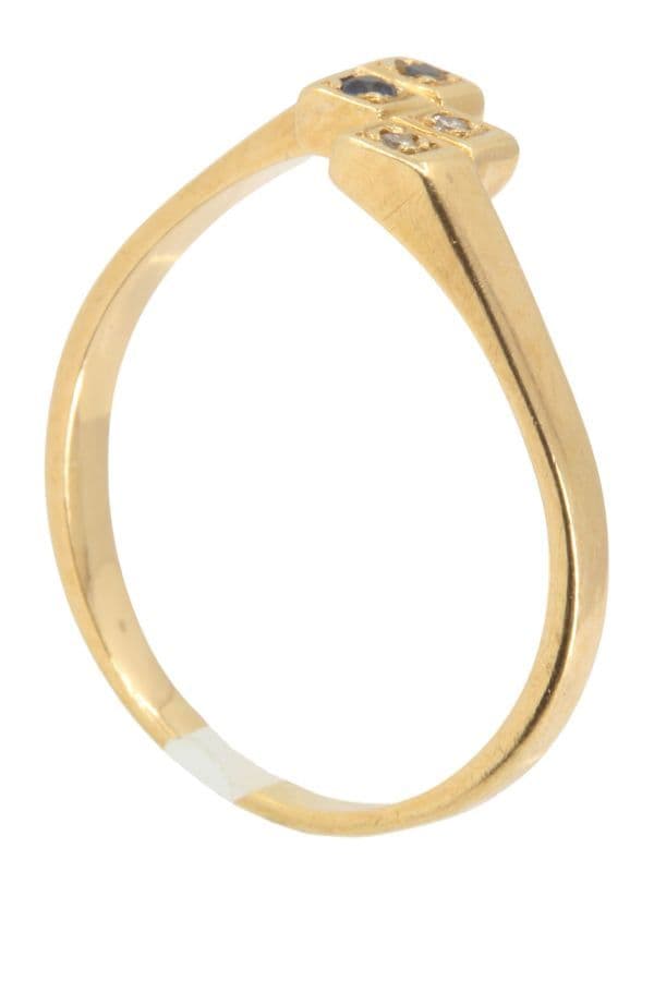 Bague Ancienne Saphirs et Diamants - photo 4